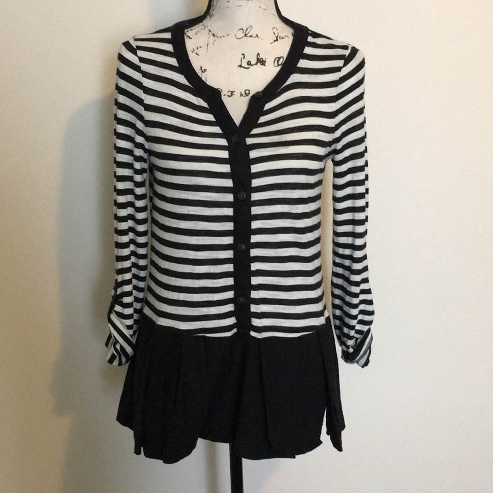 Anthropologie Postage Stamp Top